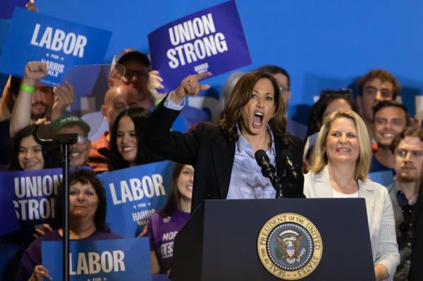 Vice President Kamala Harris dropped one of her word salad catchphrases during a campaign stop in Pittsburgh, Pa. Monday night.